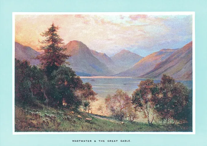 Framed Print : Wastwater and the Great Gable Framed Print : Wastwater and the Great Gable