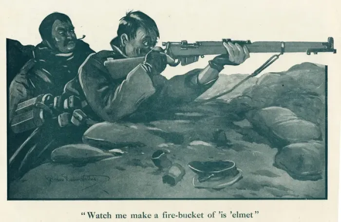 Framed Print : Watch me make a fire-bucket of is elmet Framed Print : Watch me make a fire-bucket of is elmet