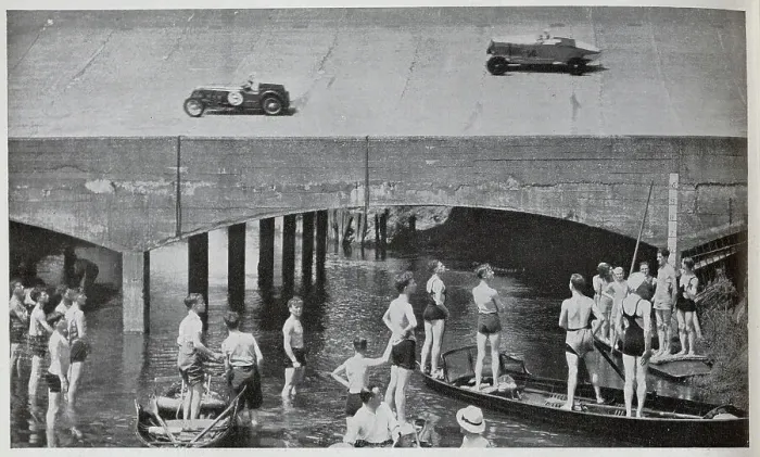 Framed Print : Watching Racing at Brooklands Framed Print : Watching Racing at Brooklands