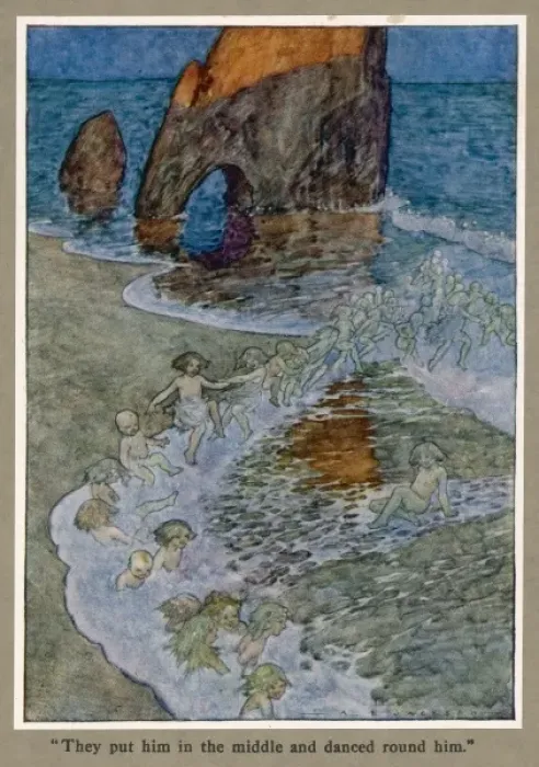 Framed Print : Water Babies Dance Aroun Framed Print : Water Babies Dance Aroun
