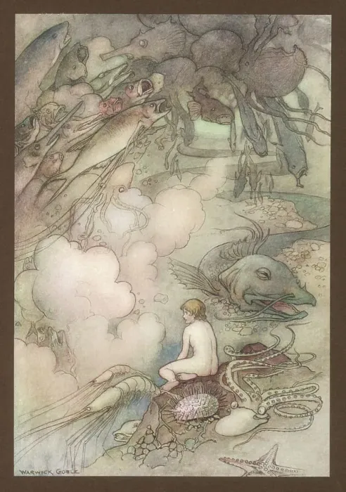 Framed Print : WATER BABIES / KINGSLEY Framed Print : WATER BABIES / KINGSLEY