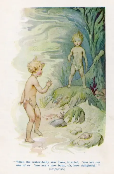 Framed Print : Water Babies / Tom / 1922 Framed Print : Water Babies / Tom / 1922