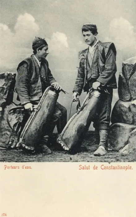Framed Print : Water Carriers - Constantinople, Turkey Framed Print : Water Carriers - Constantinople, Turkey