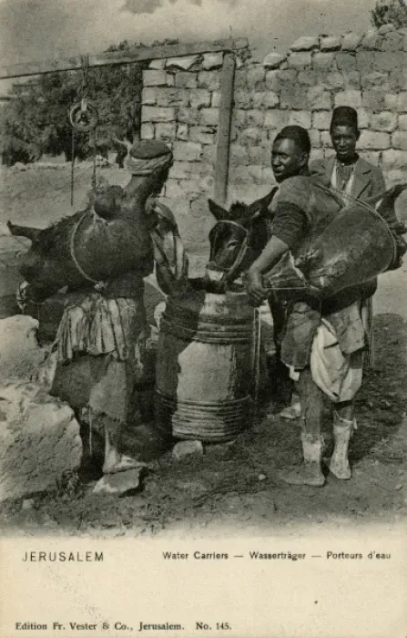Framed Print : Water carriers, Jerusalem Framed Print : Water carriers, Jerusalem