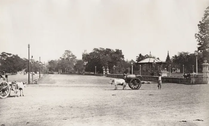 Framed Print : Water cart, Eden Garden, Calcutta, Kolkata, India
