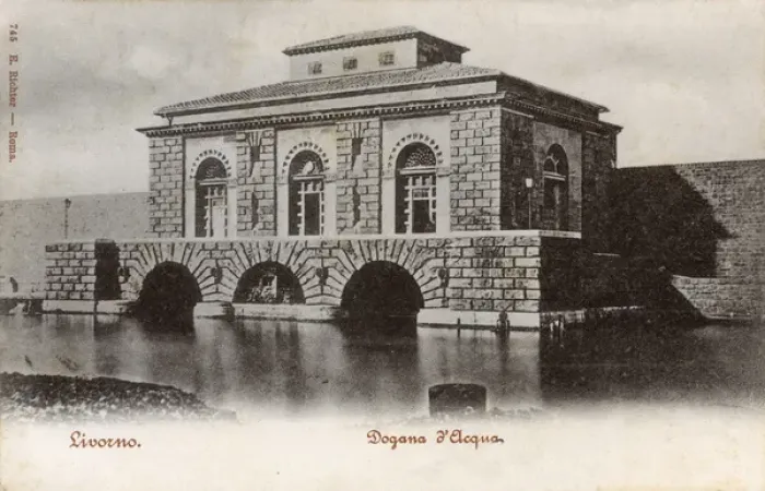 Framed Print : Water Customs Building - Livorno, Italy Framed Print : Water Customs Building - Livorno, Italy
