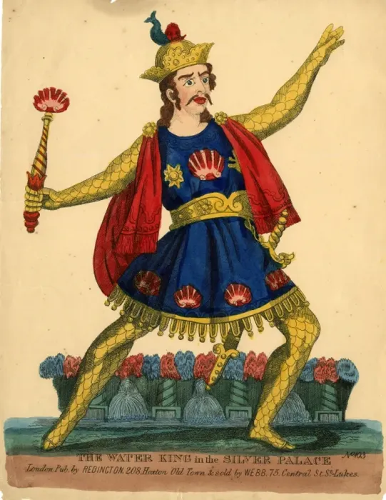 Framed Print : The Water King in the Silver Palace Framed Print : The Water King in the Silver Palace