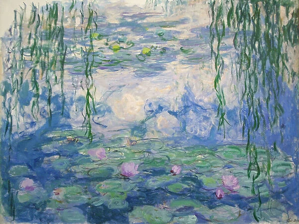 Water lilies, 1916-1919 by Monet
