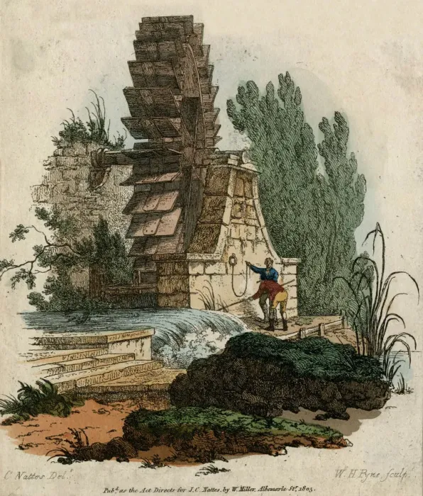 Framed Print : WATER MILL / PYNE Framed Print : WATER MILL / PYNE