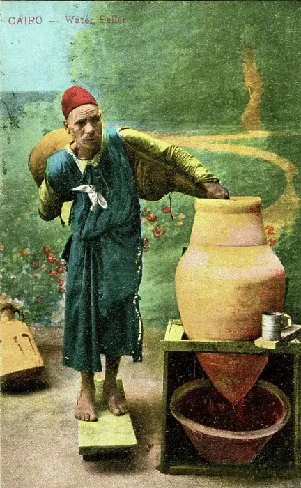Framed Print : Water Seller, Cairo, Egypt Framed Print : Water Seller, Cairo, Egypt