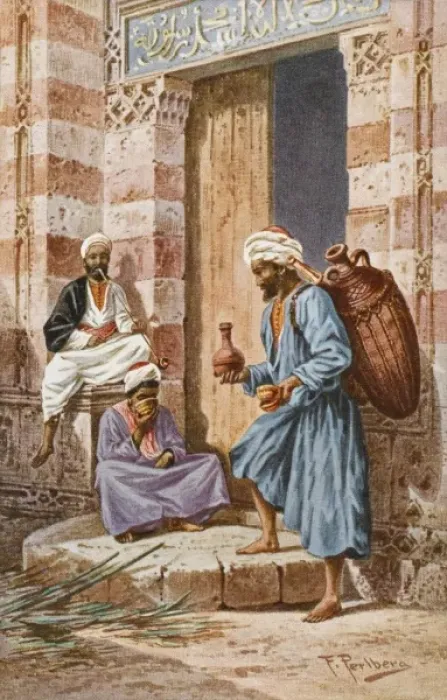 Framed Print : Water Seller - Libya Framed Print : Water Seller - Libya