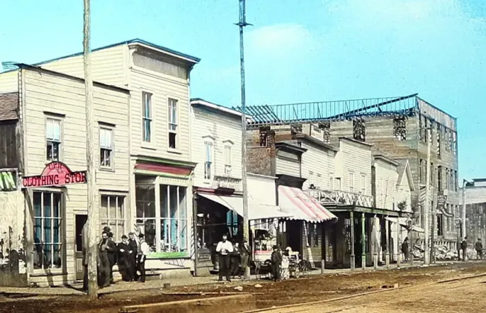 Framed Print : Water Street, Port Arthur, Canada, Victorian period Framed Print : Water Street, Port Arthur, Canada, Victorian period