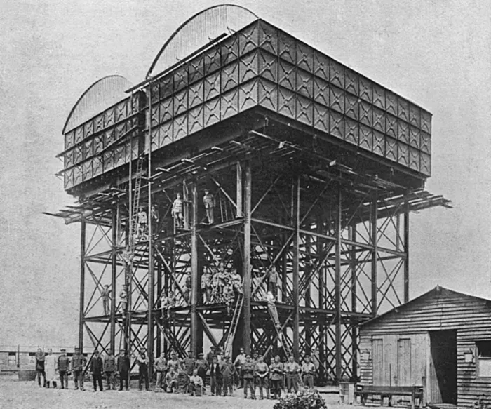 Framed Print : Water tank for the British Army, WW1 Framed Print : Water tank for the British Army, WW1