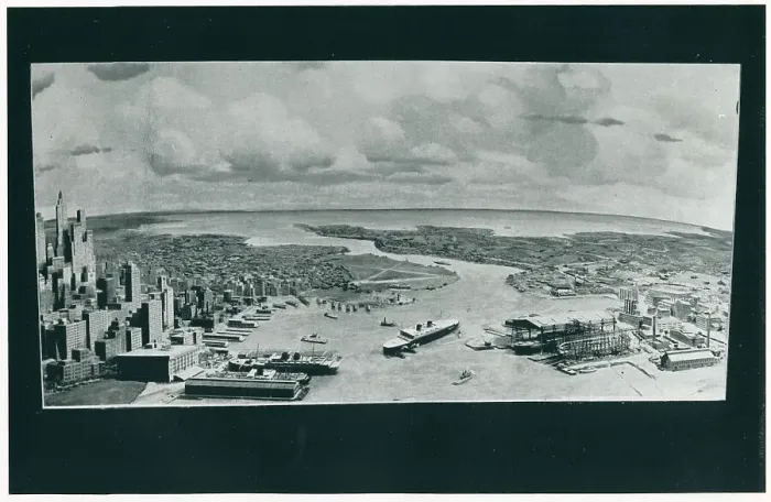 Framed Print : Water Transportation Diorama, New York Framed Print : Water Transportation Diorama, New York