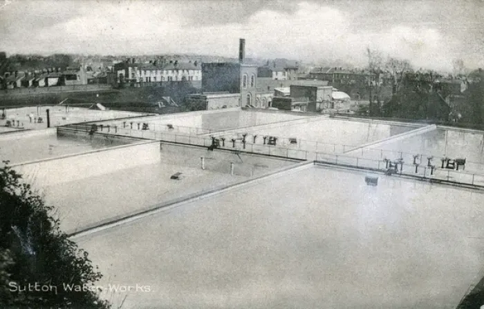 Framed Print : Water Works, Sutton, Surrey Framed Print : Water Works, Sutton, Surrey