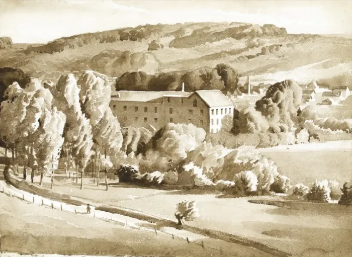 Framed Print : Watercolour landscape Framed Print : Watercolour landscape