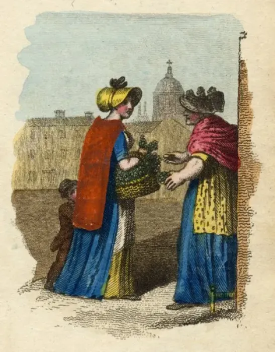 Framed Print : Watercress Seller Framed Print : Watercress Seller