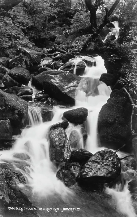 Framed Print : Waterfall in Glen Lyn Framed Print : Waterfall in Glen Lyn