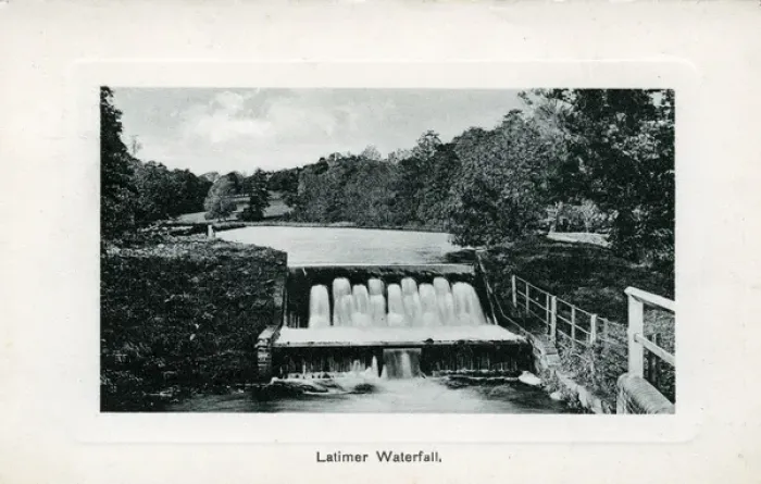 Framed Print : The Waterfall, Latimer, Buckinghamshire Framed Print : The Waterfall, Latimer, Buckinghamshire