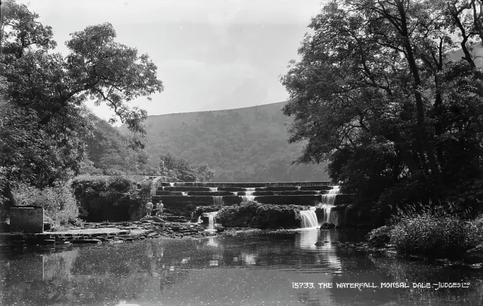 Framed Print : The Waterfall, Monsal Dale Framed Print : The Waterfall, Monsal Dale