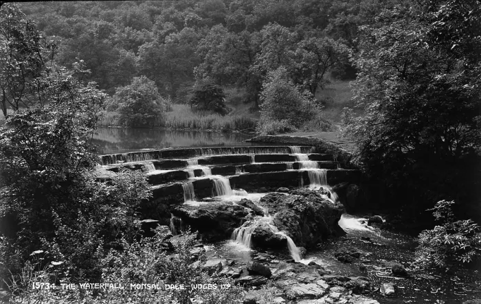 Framed Print : The Waterfall, Monsal Dale Framed Print : The Waterfall, Monsal Dale