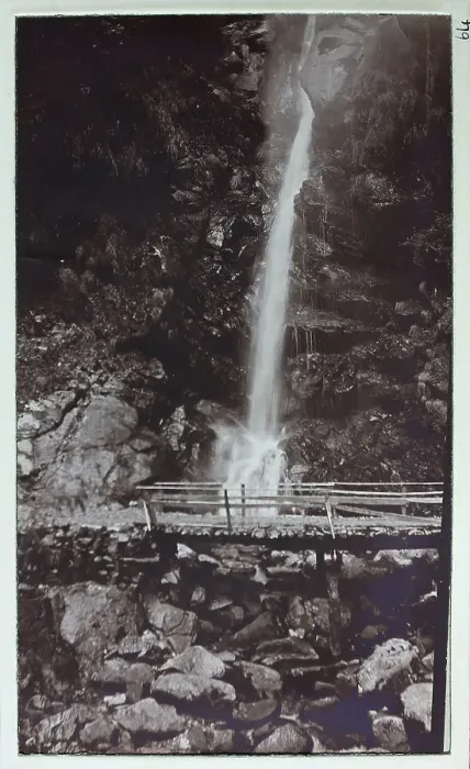 Framed Print : Waterfall near Gangtok, Sikkim, India, from a fascinating album which reveals new details on a little-known campaign in which a British military force brushed aside Tibetan defences to capture Lhasa, in 1904 Framed Print : Waterfall near Gangtok, Sikkim, India, from a fascinating album which reveals new details on a little-known campaign in which a British military force brushed aside Tibetan defences to capture Lhasa, in 1904