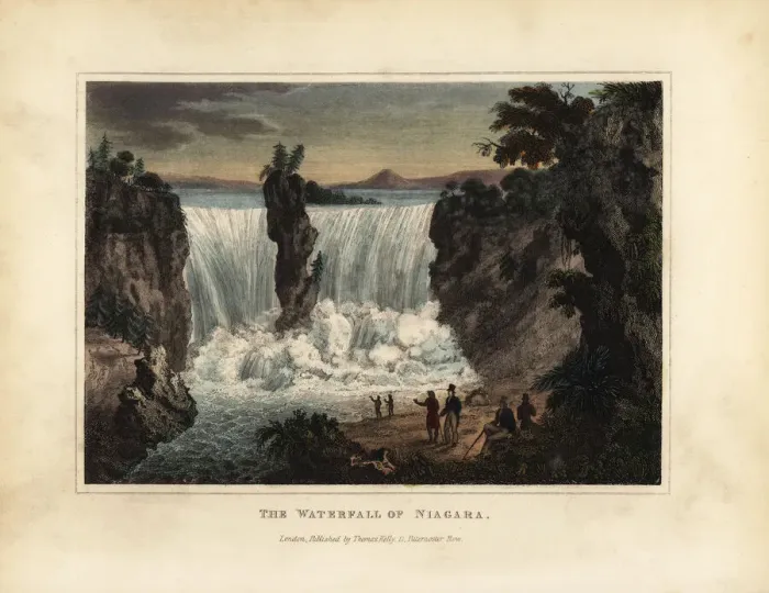 Framed Print : The Waterfall of Niagara Framed Print : The Waterfall of Niagara
