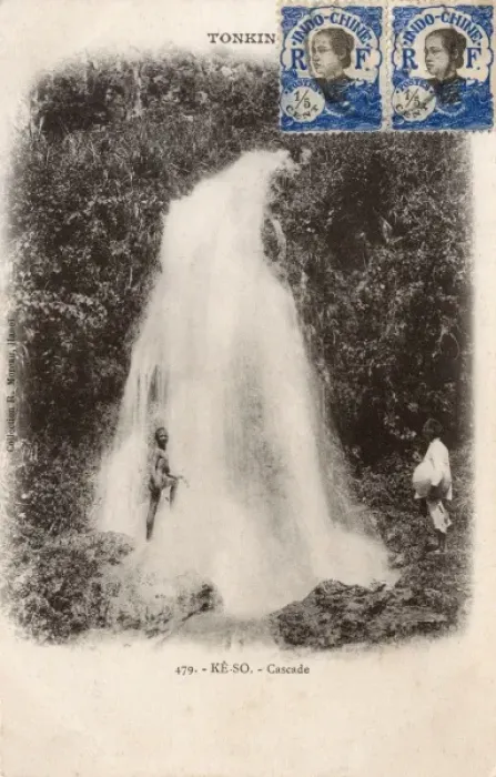 Framed Print : Waterfall - Vietnam - Tonkin Province Framed Print : Waterfall - Vietnam - Tonkin Province
