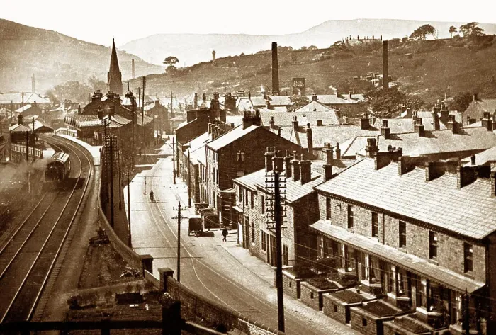 Framed Print : Waterfoot from the Glen, early 1900s Framed Print : Waterfoot from the Glen, early 1900s