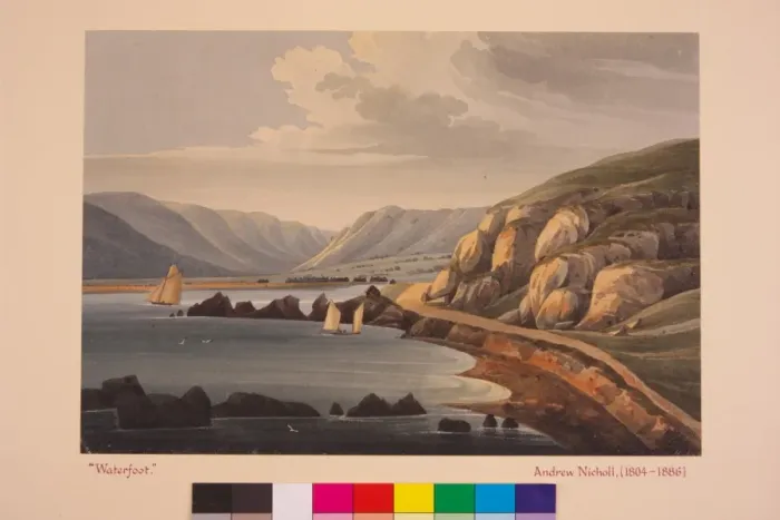 Framed Print : Waterfoot, near Cushendall Framed Print : Waterfoot, near Cushendall