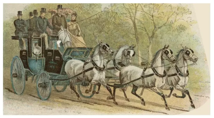 Framed Print : Waterford Coach 1889 Framed Print : Waterford Coach 1889