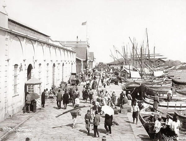 Waterfront, Smyrna (Izmir) Turkey, c. 1880 s