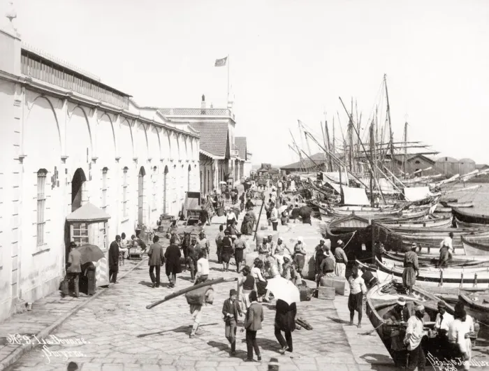 Framed Print : Waterfront, Smyrna (Izmir) Turkey, c. 1880 s Framed Print : Waterfront, Smyrna (Izmir) Turkey, c. 1880 s