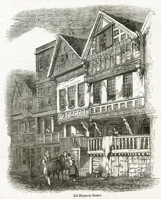 Framed Print : Watergate Street in Chester Framed Print : Watergate Street in Chester