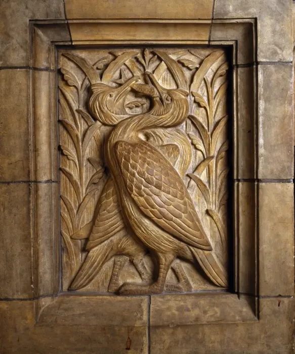Framed Print : Detail from the Waterhouse Building at the Natural History M