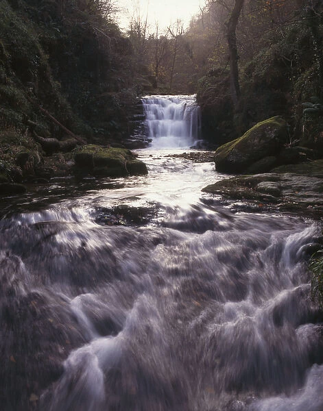 Watersmeet Falls, near Lynmouth, Devon