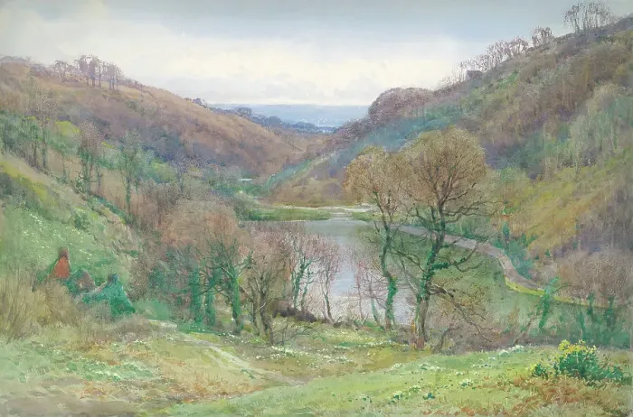 Framed Print : Waterworks Valley, Jersey Framed Print : Waterworks Valley, Jersey