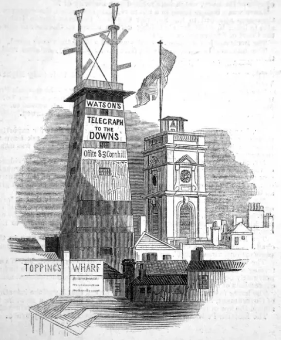 Framed Print : Watsons Telegraph Framed Print : Watsons Telegraph