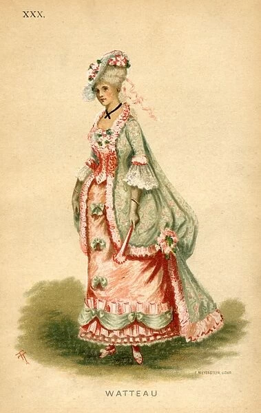 Watteau fancy dress costume