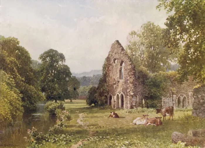 Framed Print : Waverley Abbey / Surrey Framed Print : Waverley Abbey / Surrey