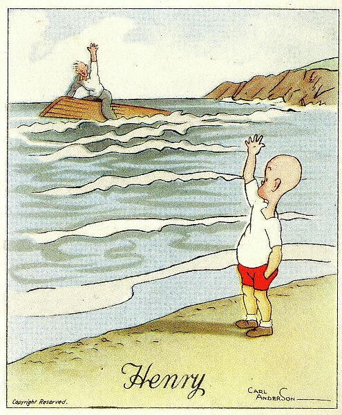 Waving not Drowning, Henry cartoon by Carl Anderson