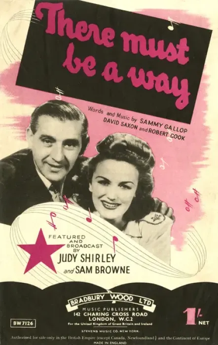 Framed Print : There must be a way - Music Sheet Cover Framed Print : There must be a way - Music Sheet Cover