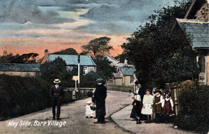 Framed Print : Way Side, Bare Village, Lancashire Framed Print : Way Side, Bare Village, Lancashire