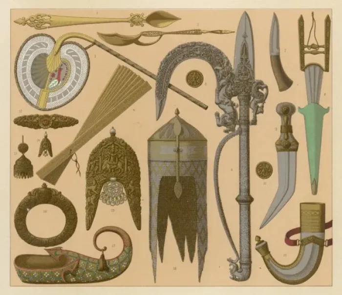 Framed Print : Weapons & Artefacts Framed Print : Weapons & Artefacts