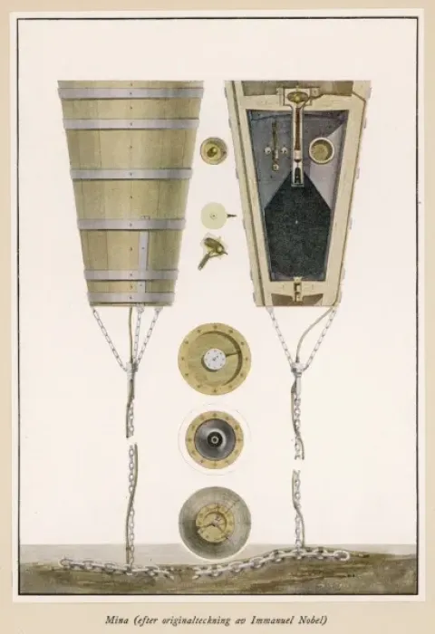 Framed Print : Weapons / Mines at Sea Framed Print : Weapons / Mines at Sea