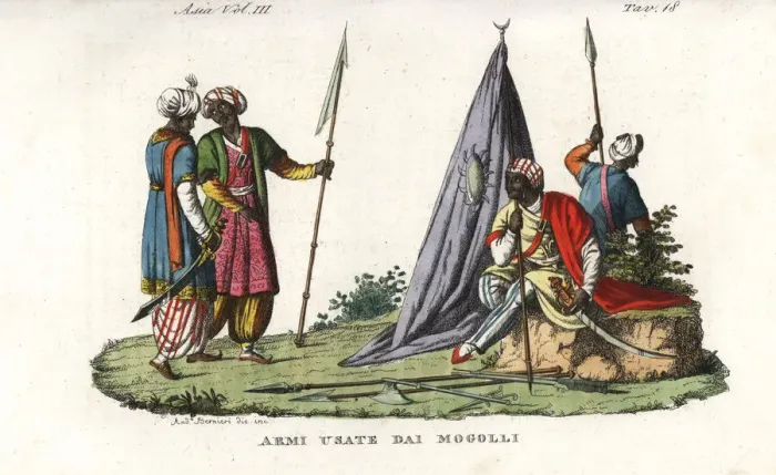 Framed Print : Weapons used by Mughal soldiers: scimitar Framed Print : Weapons used by Mughal soldiers: scimitar