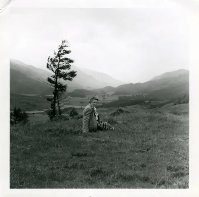 Framed Print : Weary Hiker, Comrie, Perthshire Framed Print : Weary Hiker, Comrie, Perthshire