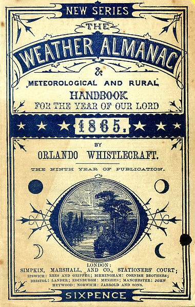 The Weather Almanac for 1865 front cover