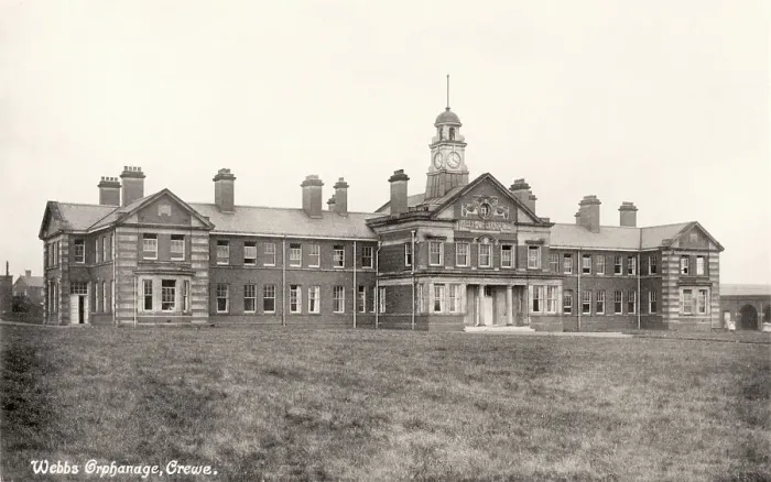 Framed Print : Webb Orphanage, Crewe, Cheshire Framed Print : Webb Orphanage, Crewe, Cheshire