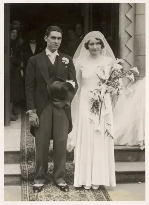 Framed Print : Wedded Couple 1930S Framed Print : Wedded Couple 1930S